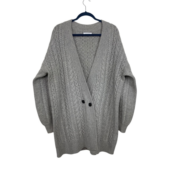 NAADAM Wool Cashmere Oversized Cardigan - Picture 1 of 9